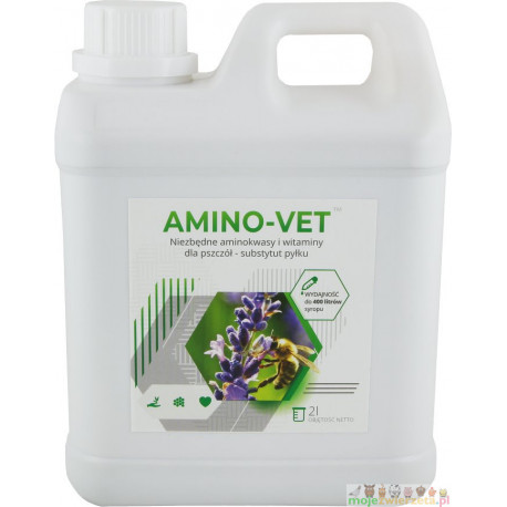 AMINO-VET 2000 ml – dokarmianie pszczół, substytut pyłku pszczelego
